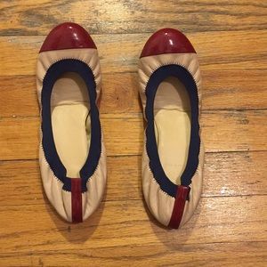 J. crew Leather Ballet Flats